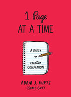 1 Page at a Time (Red): A Daily Creative Companion