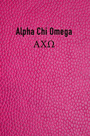 Alpha Chi Omega: Bid Day. Rushing. Big Brother or Big Sister Gift Journal Notebook