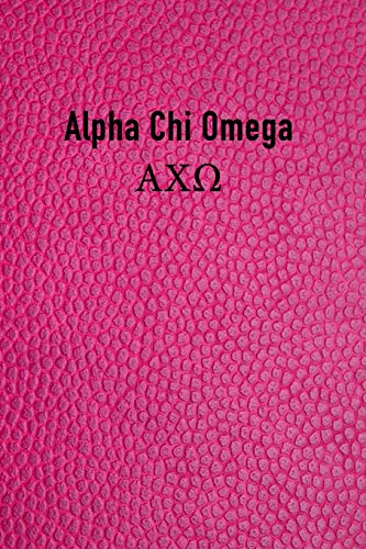 Alpha Chi Omega: Bid Day. Rushing. Big Brother or Big Sister Gift Journal Notebook