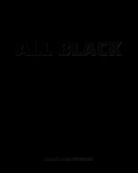 All Black - Blank Lined Notebook: Perfectly Black Paper White Line Notebook | Metallic Gel Pens Pastel Ink | 8x10 120 pages Wide Ruled Journal Compo