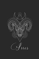 Aries: Zodiac Horoscope Sacred Geometry Writer's Notebook Journal for Women Men Teens to Write In Gift