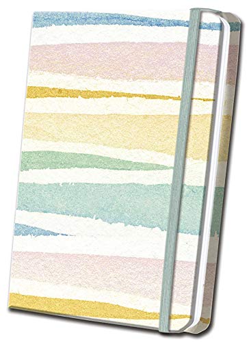 Pastel Striped Linen Journal