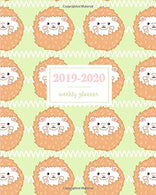 2019-2020 Weekly Planner: Cute Baby Hedgehog Green. Weekly and Monthly Standard Professional Calendar | 1 July 2019 - 31 December 2020