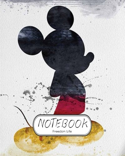 Notebook : Mickey Mouse v.2: Notebook Journal Diary. 120 Lined pages. 8" x 10"