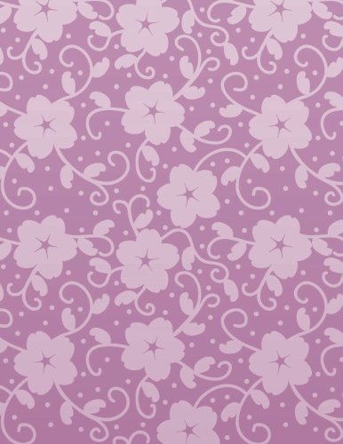 The World's Largest Sketch Book. 600 pages. 8.5'' x 11'' (Florale cover) by ViV Journals (2015-04-08)