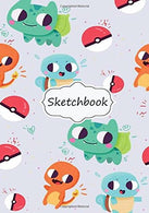 Sketchbook: Pokemon: 100+ Pages of 7" x 10" Blank Paper for Drawing. Doodling or Sketching (Sketchbooks)