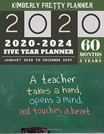 5 Year Planner 2020-2024: planner 5 year with holidays | internet login and password | 5 Year Goal Planner | Five Year Life Goal Plan | Black Board