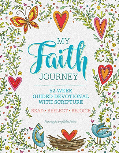 My Faith Journey: 52 Week Guided Devotional with Scripture (Quiet Fox Designs) Lined Journal Filled with Spiritual Activities. Ready-to-Color Drawin