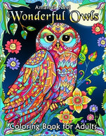 Wonderful Owls Coloring Book for Adults